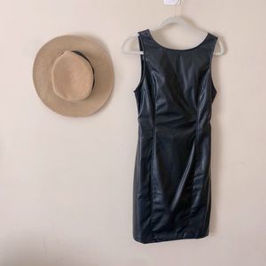 Never Worn Black Leather dress